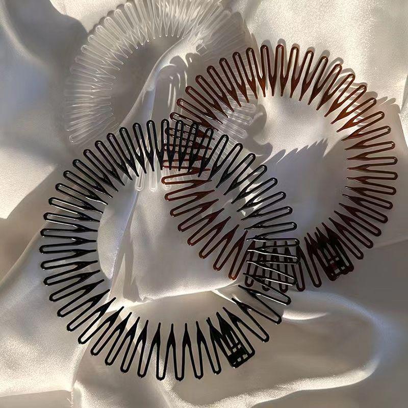 Elastyczny Niewidoczny Grzebień do Włosów do Stylizacji - Idealny na Włosy Dziecięce, Czoło i Tył Głowy