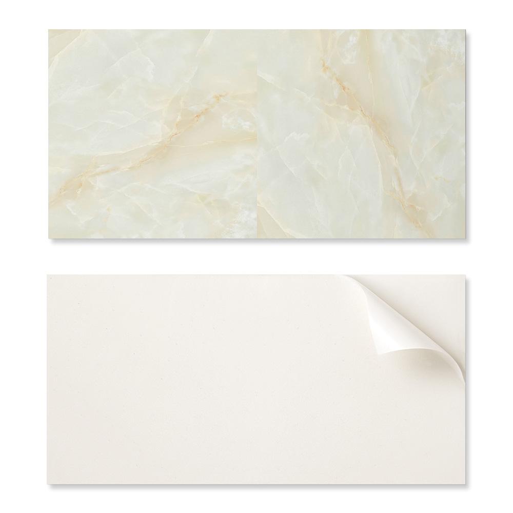 Self-Adhesive Vinyl Panel - Office Wall Decoration 100x50 cm Elegant Marble Pattern