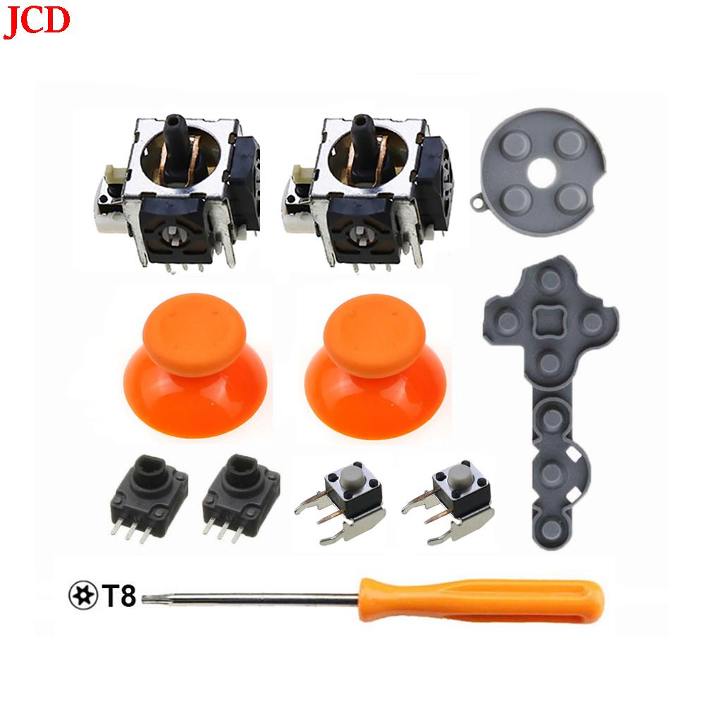 JCD 11 in 1 for Microsoft Xbox 360 Controller Analog Stick Sensor Potentiometers + Thumb Grips LT RT Trigger Switch Buttons