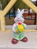 Easter Handcrafted Resin Figurines Colorful Spring Rabbit Decor for Home and Holiday Celebrations