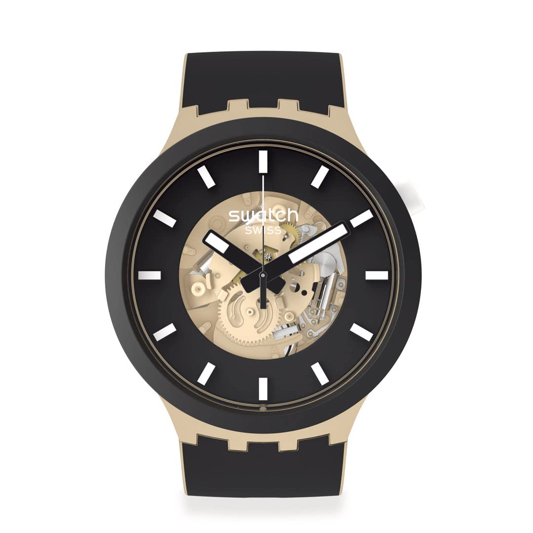 

Смотреть Swatch TIME FOR TAUPE BIG BOLD SB03C100 Черный [Swatch] бежевый