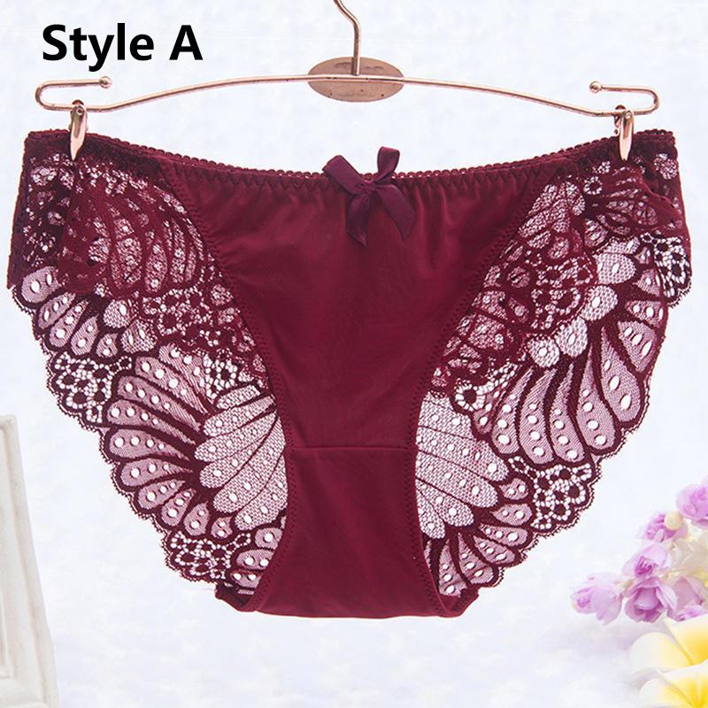Plus Size Underwear Low Waist Panties Briefs for Female Hipster Underpant
