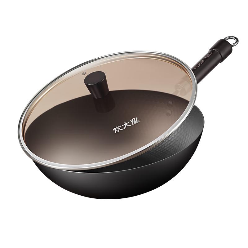 Chu Da Huang Healthy Non-Coated Iron Wok for Gas Stoves