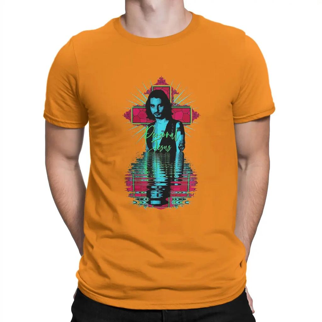 Personal Jesus Men T Shirts Musee Humorous Tee Shirt Short Sleeve Crew Neck T-Shirt Pure Cotton Summer Tops
