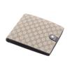 Gucci GG Impression Leather Bifold Wallet Grey Black Daily Travel 281951-FX53N-9643