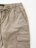 IKALOOK Regular Fit Spandex Chino Cargo Pants Dpt152