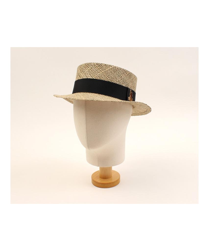 Yunibeosyeolkemiseuteuli Bau Flat Short Panama Hat Gd Raffia Hat