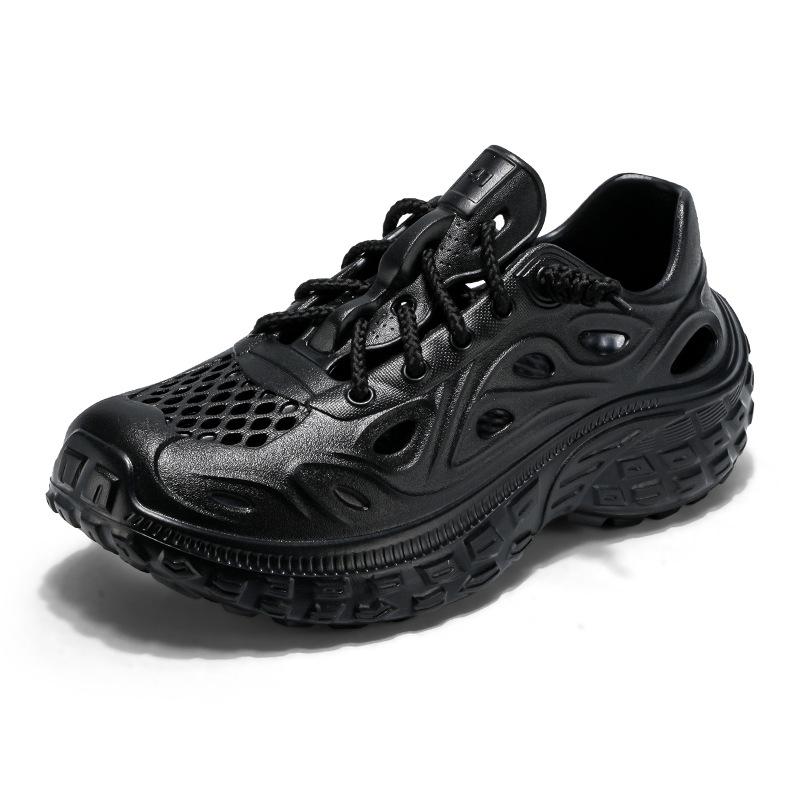 Bag Heel Slippers, Wear Non-Slip Beach Sandals, Men'S Thick-Soled Non-Slip And Shit-Stepping Couple Hole Shoes