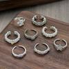 Light Luxury Niche Design Super Fairy Gypsy Zir*****Pen Ring Women'S Fashion Exquisite Stacking High-End Index Finger Ring