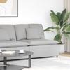Modular Sofa Corner Module with Cushions Cloud Grey 100 Cm