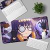 Locking Edge Hololive Computer Office Keyboard Mat XXL Kawaii Anime Girl Ninomae Ina'nis Mousepad Large Office Cabinet Table Mat