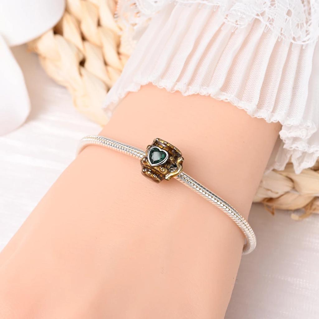 Copperbeverage Cold Beer Champagne Red Wine Charms Beadsoriginal Bracelets Diy Fine Jewelry For Women Gifts