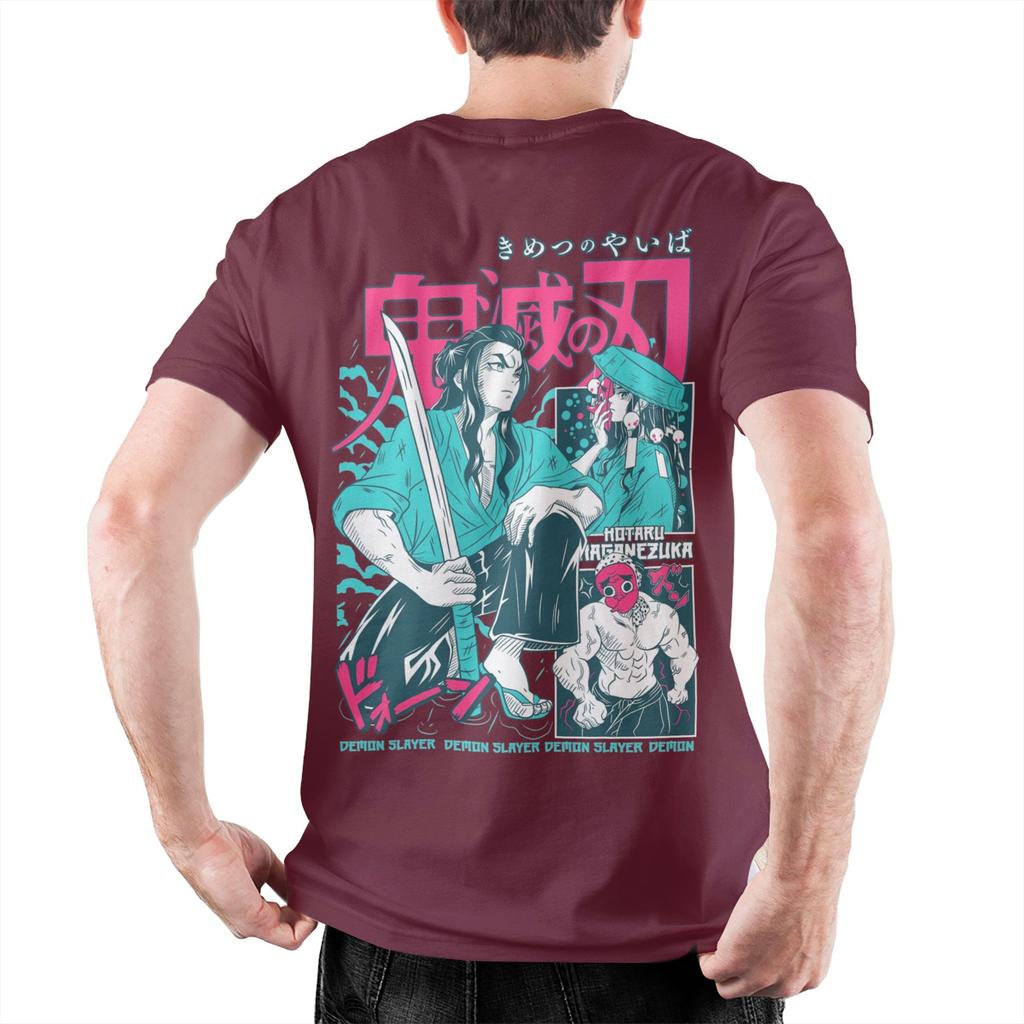 Amazing skilled swordsmith Demons Slayers TShirt Men Round Neck Cotton T Shirts  Short Sleeve Tee Shirt Unique Clothes