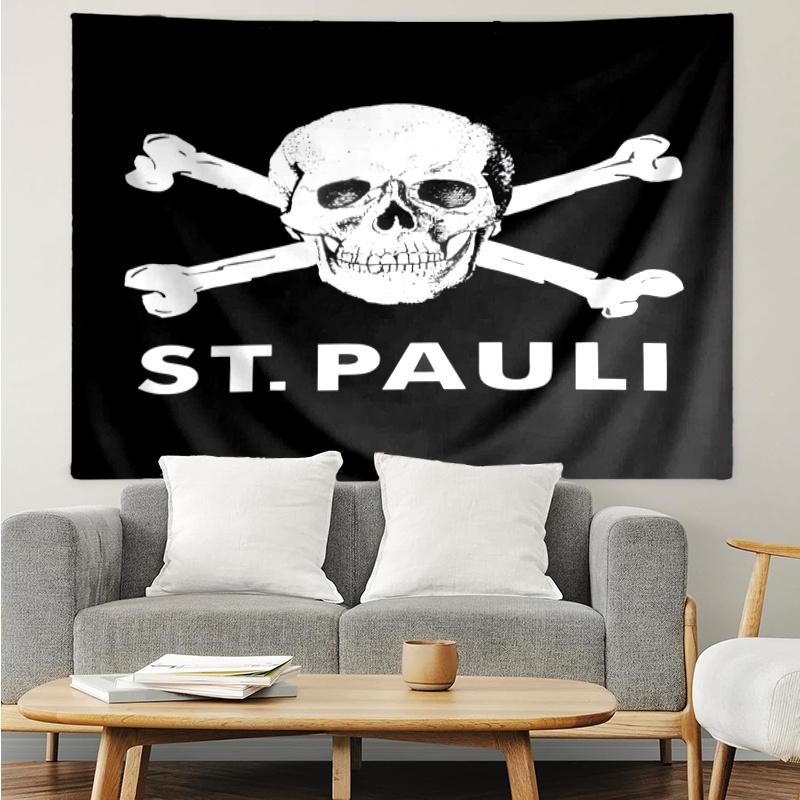 St. Pauli Tapestry, Wall Hanging Tapestry, Pattern Tapestry for Dorm Bedroom Living Room Wall Art Photography Backdrop