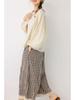 Spring/Summer 2026 Mori Girl Floral Batwing Lace Doll Shirt for Women