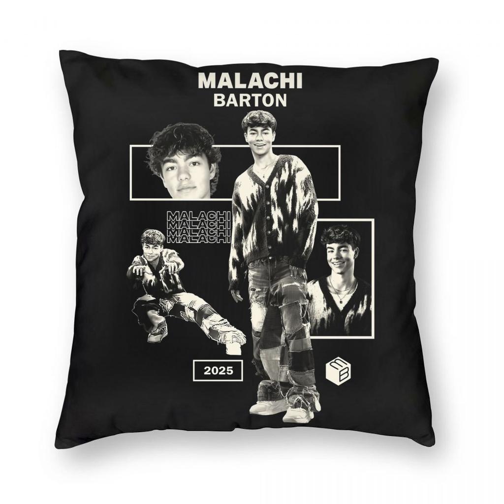 Malachi Barton Pillowcase Printed Polyester Cushion Cover Decor Throw Pillow Case Cover Home Zippered 40X40cm