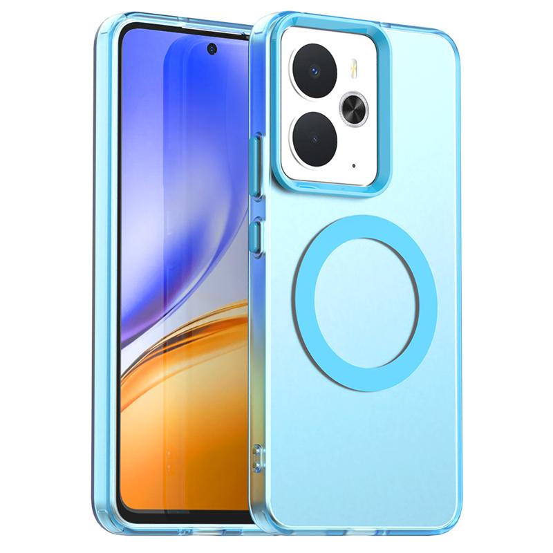 Transparent Phone Case For Realme 14T Case For Realme 14T 5G Magnetic Adsorption Wireless Charge Back Cover For Realme 14T Case