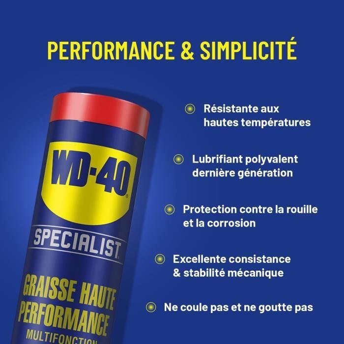 Graisse haute performance multifonction wd-40 - cartouche 400 gr - 331077