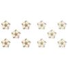 Clothes Decoration Pearl Flower Buttons Sewing Buttons Crystal Glass Stone Rhinestone Buttons