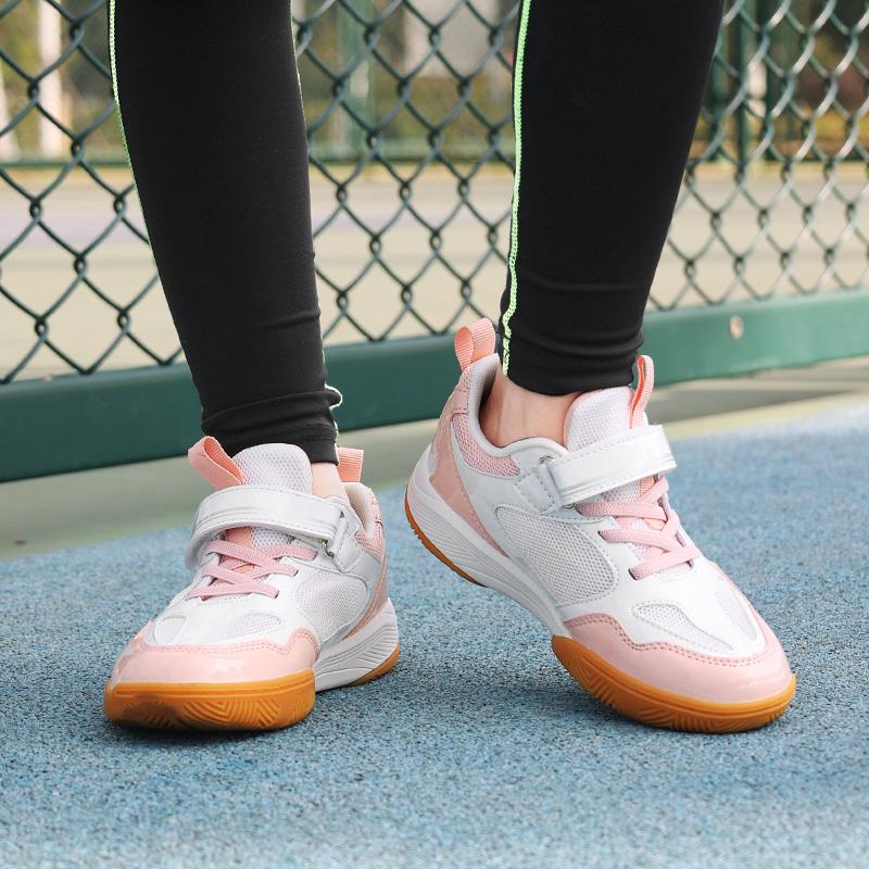 New Children's Table Tennis Shoes, Outdoor Comfortable Training Badminton Shoes, Men's and Girls' Universal Tennis Shoes