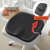 Ergonomic Memory Foam Seat & Lumbar Support Cushion for Office Chair