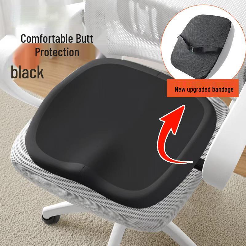 Ergonomic Memory Foam Seat & Lumbar Support Cushion for Office Chair
