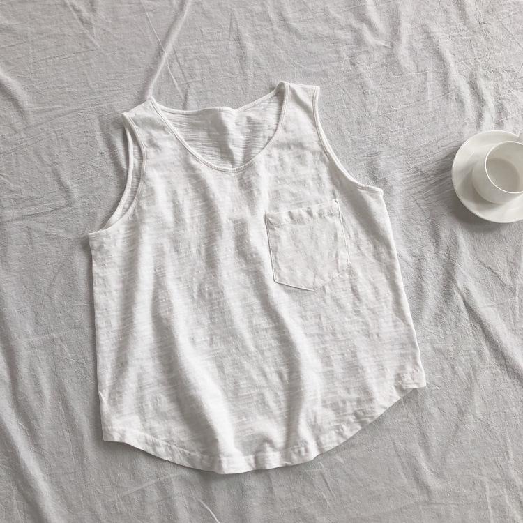 Women's Bamboo Cotton Slimming Racerback Tank Top - Comfortable & Practical