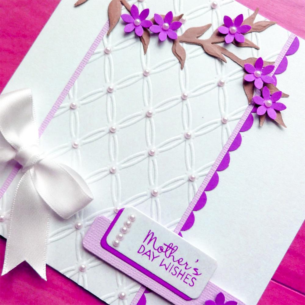 3D Embossing Folders Flower Plastic Material for Handmade Paper Card Photo Album Scrapbooking Stencil Mold Resuable Multipurpose