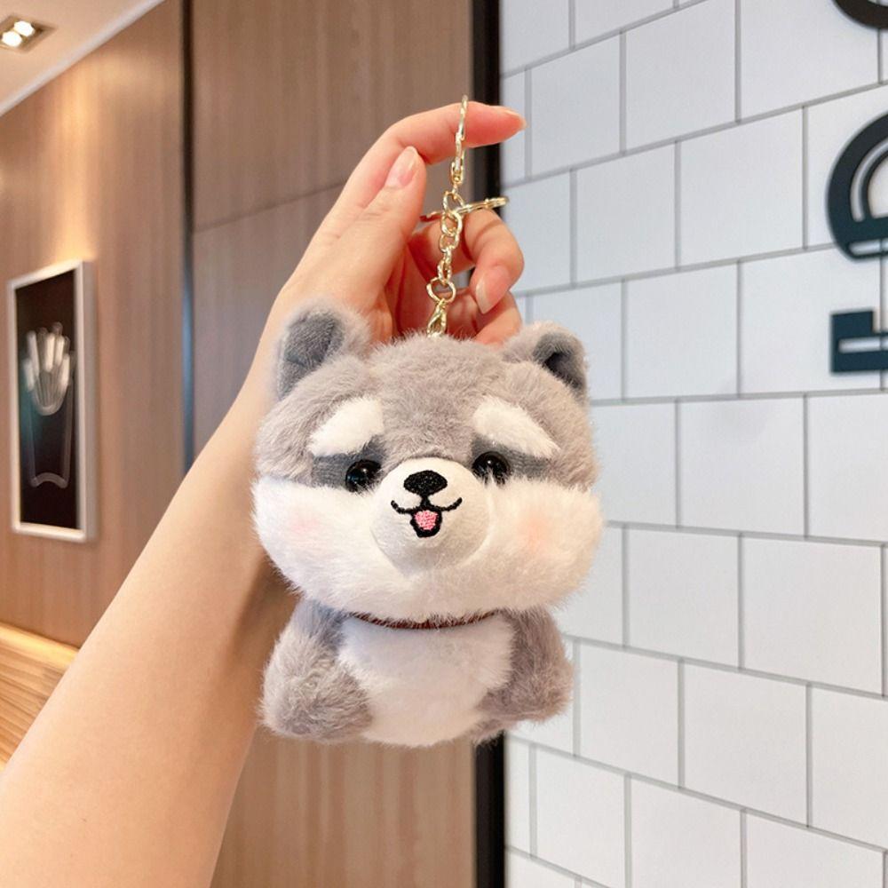 Stuffed Animals Dog Stuffed Doll Small Pendant Puppy Pendant Dog Plush Keychain Kids Toys