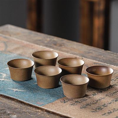 6 Pieces Chinese Ceramic Kung Fu Tea Set Coffee Cup 50ml Porcelain Teacup Cups Mini Bowl