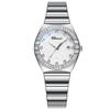 New Women Watch Round Quartz Diamond-Studded Wristwatch Date Luminous Waterproof Stainless Steel Watch Ladies Gift Relojes Para