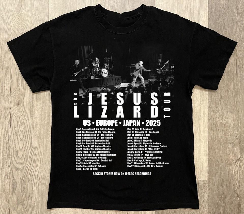 NEW The Jesus Lizard Tour 2025 Gift For Fan All Size S5XL tshirt K613 Unisex T-Shirt S