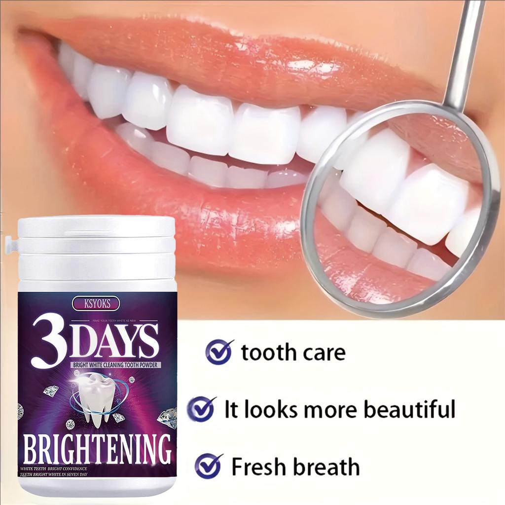 Protecting the health status of teeth: Long term use of dental powder can improve the appearance of teeth and reduce pigmentation