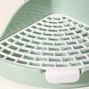 Potty Trainer Corner Litter Pan Triangular Plastic Litter Box Toilet for Hamster Guinea Pig Ferret Gerbil Small Rat