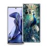Transparent Phone Case for Xiaomi Mi 14 13 12 11 Ultra 13T 12T 11T Poco X3 NFC F3 F6 Pro 5G Soft TPU Animal Cute Peacock Pattern
