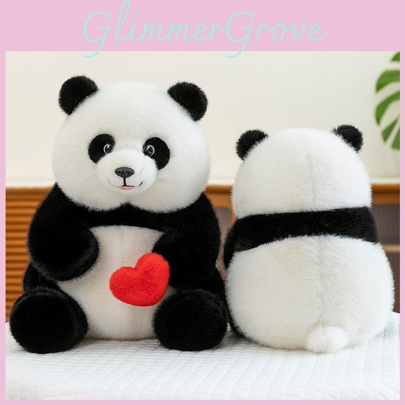 Adorable Panda Plush Toy With Pp Cotton Filling For Girls Children Doll Gift