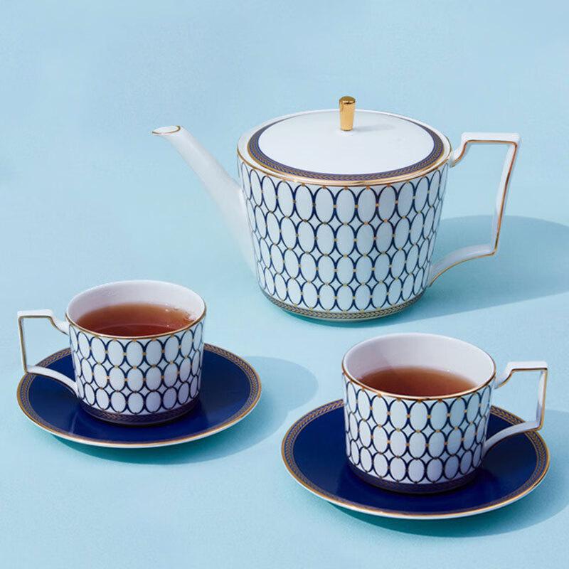 Wedgwood Golden Age Midnight Blue Tea Set