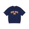 MLB SS24 Boston Red Sox Letter Print Loose Sports Crew Neck Short Sleeve T-Shirt Unisex T-Shirts Navy-Blue 3ARSV0143-43NYS