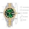 New Fashion Men's Steel Belt Quartz Watch Casual Business Calendar Full Drill Men's Watch Manufacturer