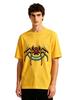 Herren Retro Spinnen Grafik T-Shirt Streetwear Arachniden Druck Lässig Kurzarm Weiß Baumwolle T-Shirt
