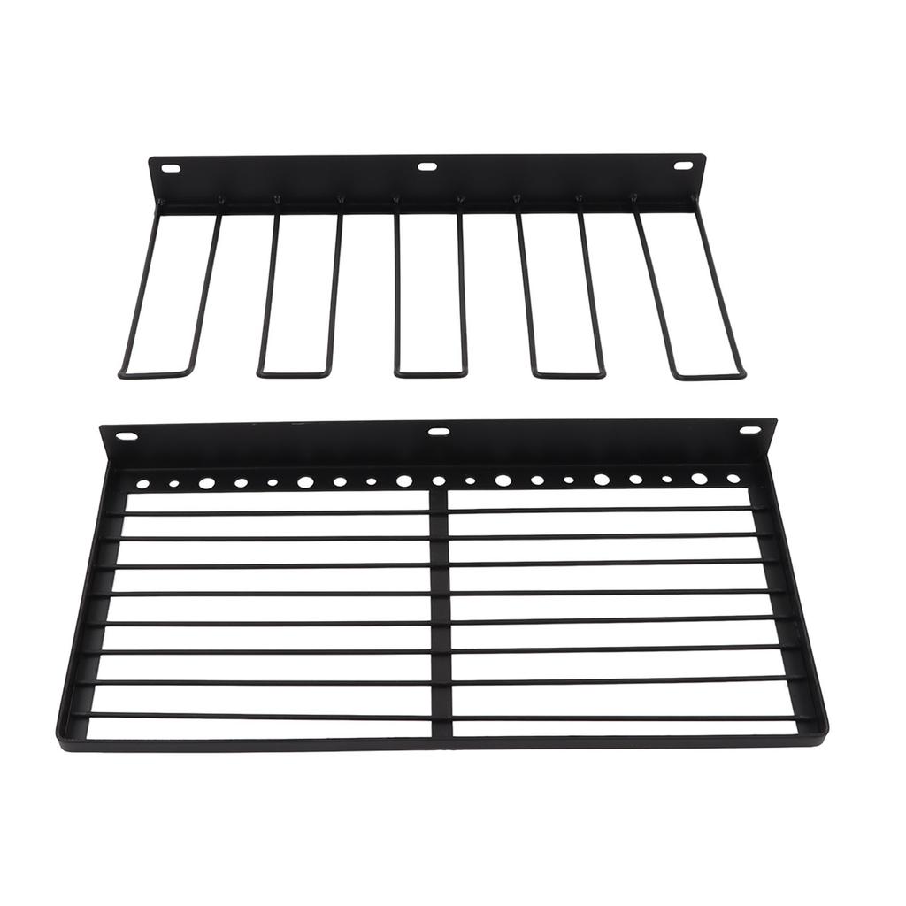 Power Tool Organizer Wall Mount Garage Tool Storage Rack Strong Bearing Heavy Duty 4 Drill Holder