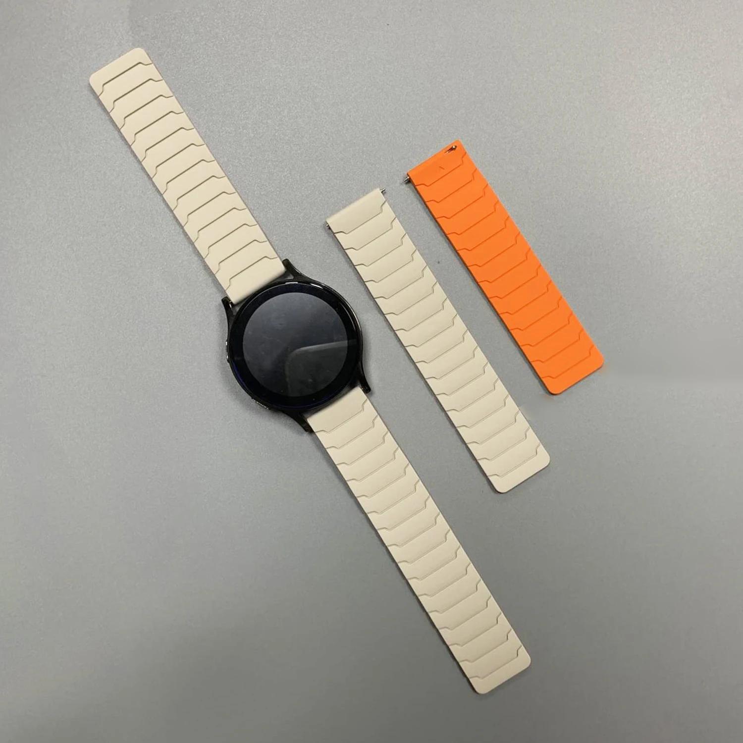 

For HUAWEI WATCH GT5pro/GT5 4 3 46mm Strap 20mm 22mm Magnetic Silicone Band For HUAWEI WATCH GT 3 2 42mm/Watch 4 Sport Wristband 1PCS 20MM
