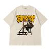 Mens TShirt 100 Cotton Summer Graphic Oversized High Quality Short Sleeve Tops Tees Korean Fashion Y2k Streetwear Clothing