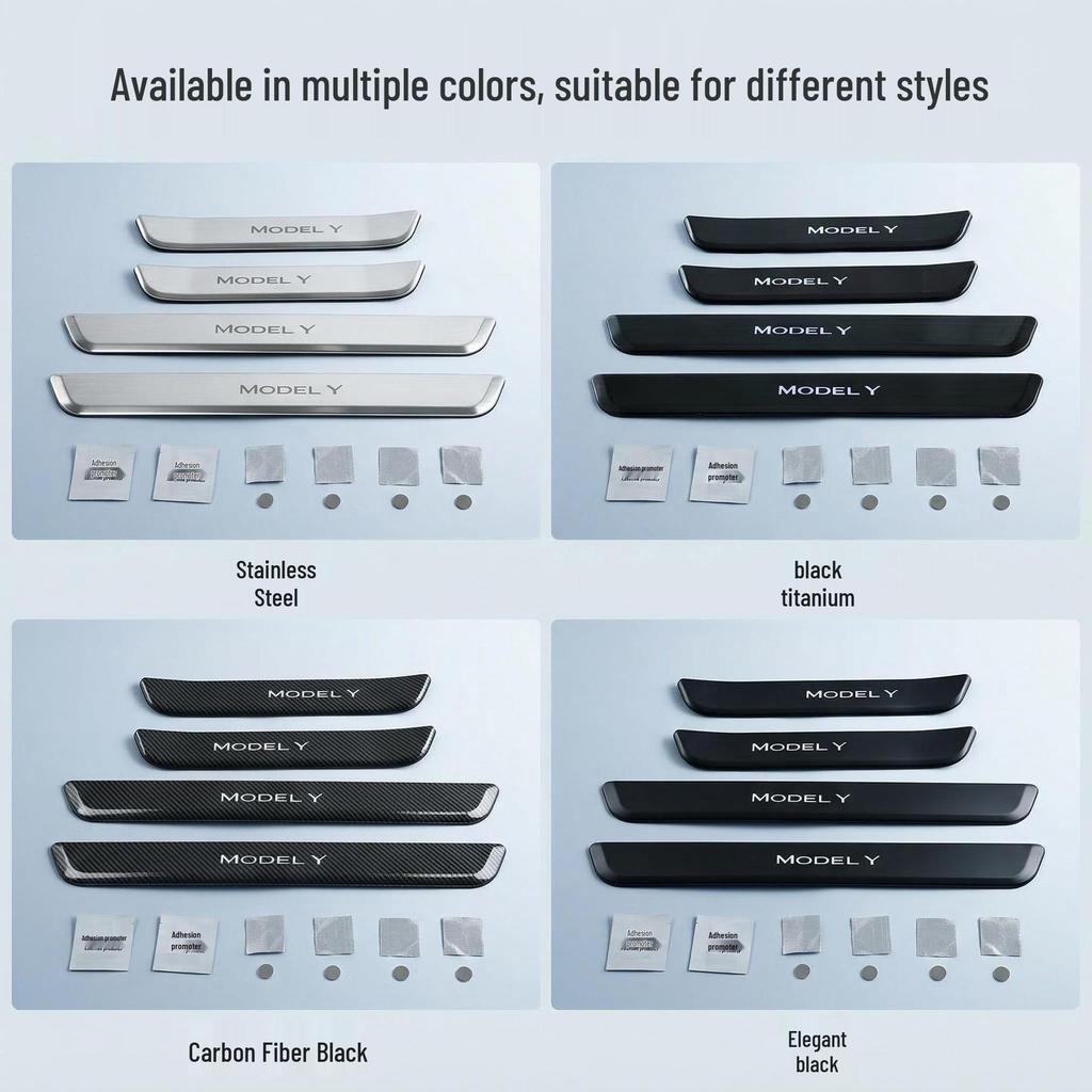 Tesla Model 3/Y LED Magnetic Door Sill Illuminated Welcome Pedal