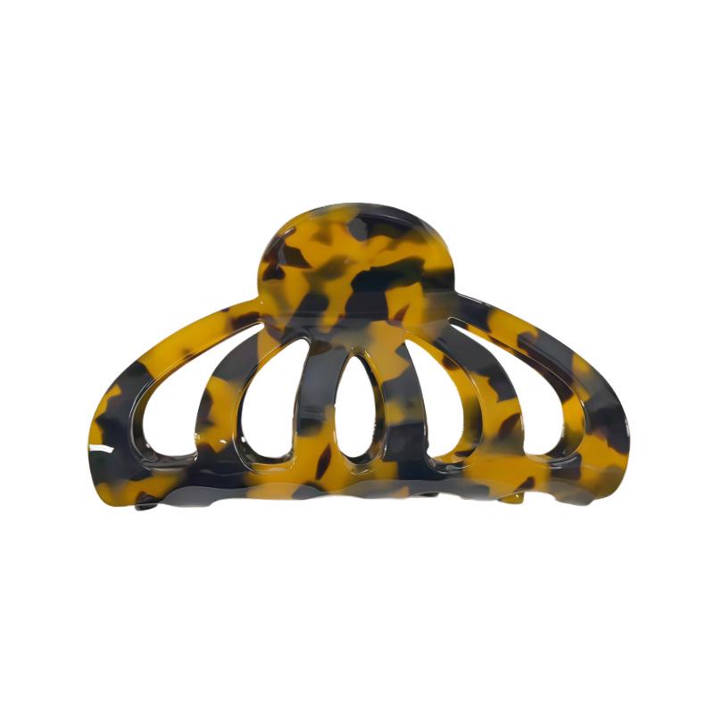 Acetate Large Shark Hair Claw Clip - Elegant Updo & Ponytail Accessory