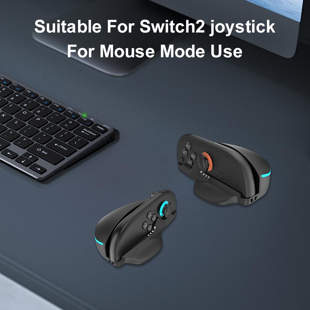 2Pcs Mouse Grip for Nintendo Switch 2 Joy-Con Left Right Controller Ergonomic Mouse Mode Holder For Switch 2 Gaming Accessories