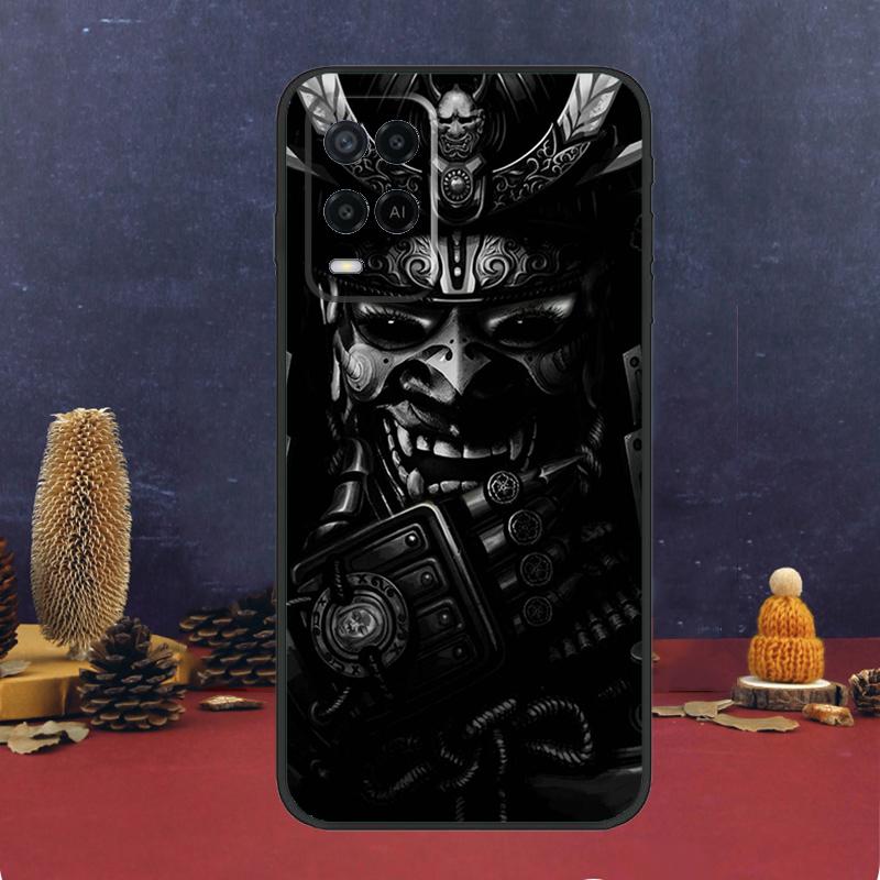 Japanese Samurai Warrior Case For Oppo A80 A60 A40 A78 A98 A58 A38 A18 A54 A74 A94 A96 A76 A16 A15 A17 A57 A5 A6 Pro