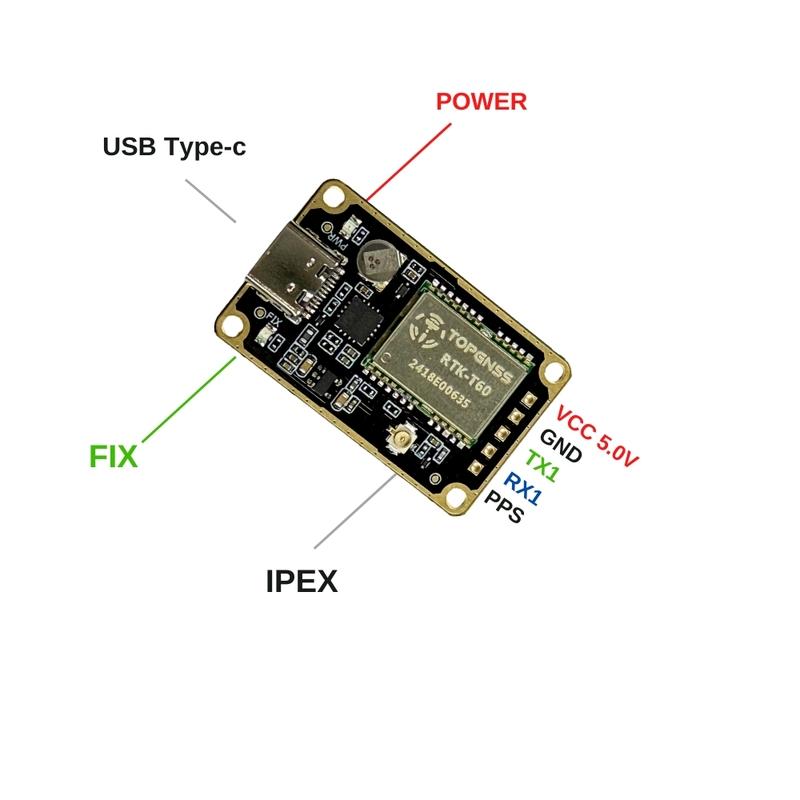 

GN2336-T60 GNSS Dual-frequency L1+L5 RTK high precisionsupport all civil positioning systems worldwide GPS Module TOPGNSS
