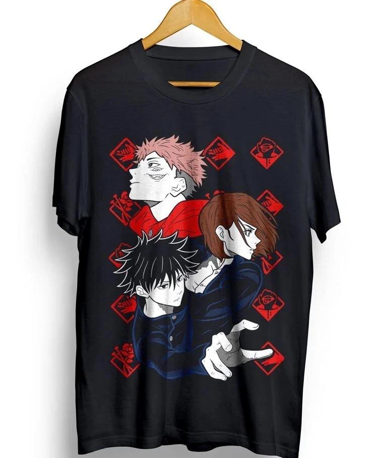 Anime Jujutsu Kaisen Mei Mei Black T Shirt Size S 4XL S