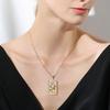 Przyciągający wzrok naszyjnik choker z wisiorkiem Zodiaki Modny łańcuszek na obojczyk z 12 konstelacjami